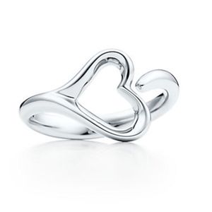 Tiffany & Co Elsa Peretti Open Heart Ring